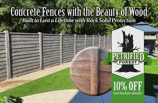 Petrified Forest Concrete Fence Systems