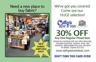 Cathy's Sew and Vac/Honey Run Quilters